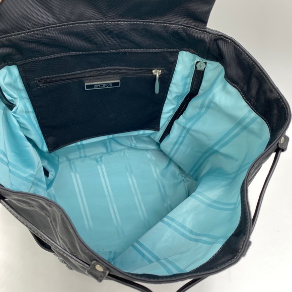 TUMI backpack, bucket Tiffany blue lining - Picture 5 of 8